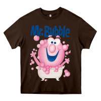 Chocolate Brown Mr bubble makes bath time fun Heavy Core Tee - PixelFlow
