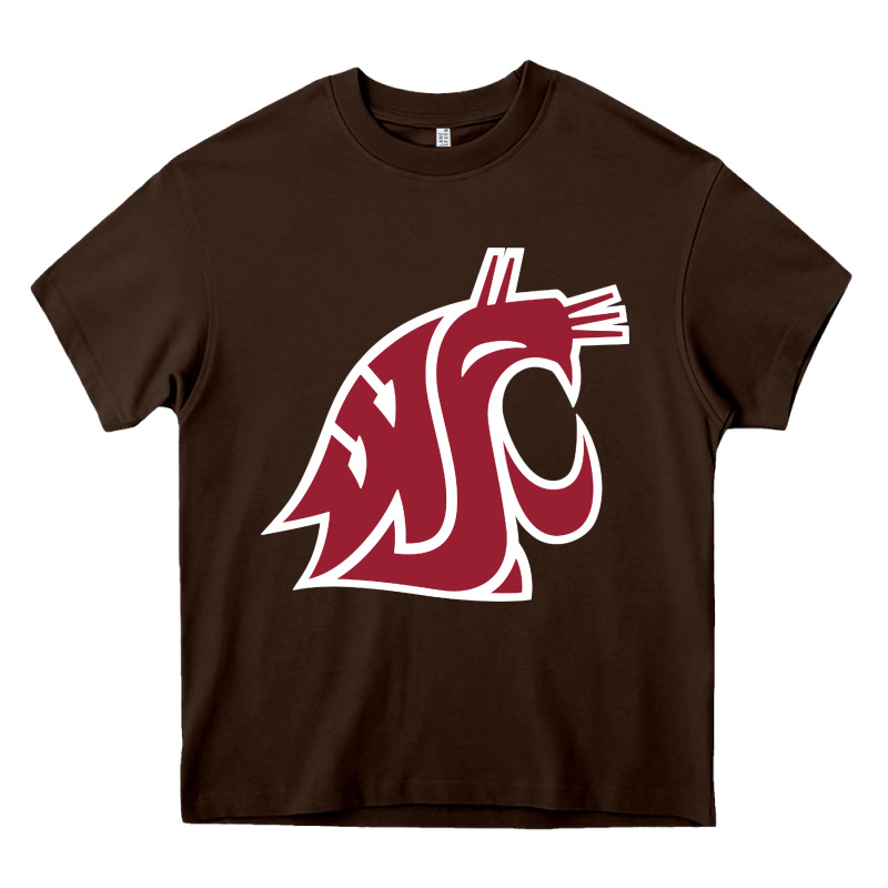 Washington State Cougars Heavy Core Tee by PixelFlow | Teevron