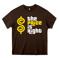 Chocolate Brown price is right Heavy Core Tee - PixelFlow