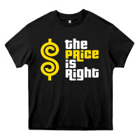Black price is right Heavy Core Tee - PixelFlow
