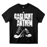 Black fallon gaslight anthem musisi Heavy Core Tee - PixelFlow