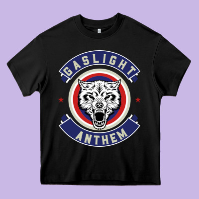 The Gaslight Anthem Heavy Core Tee Designed By Pixelflow