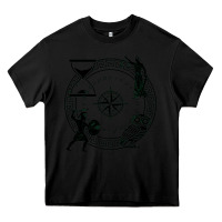 Black the four stoic virtues Heavy Core Tee - PixelFlow