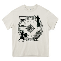 Cream the four stoic virtues Heavy Core Tee - PixelFlow