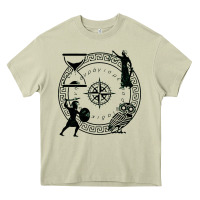 Mossy the four stoic virtues Heavy Core Tee - PixelFlow