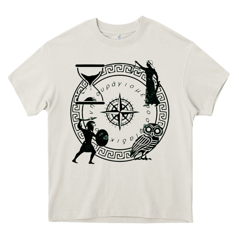 The Four Stoic Virtues Heavy Core Tee by PixelFlow | Teevron