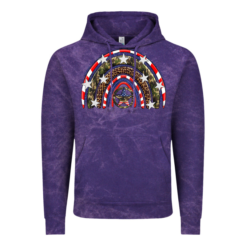 Usa Camouflage Rainbow Vintage Hoodie by Artiststas | Teevron