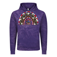 Cloud Purple usa camouflage rainbow Vintage Hoodie - Artiststas