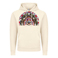 Vintage Artic usa camouflage rainbow Vintage Hoodie - Artiststas