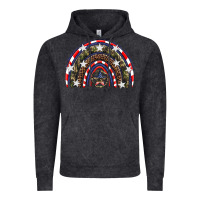 Vintage Black usa camouflage rainbow Vintage Hoodie - Artiststas