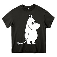 Asphalt moomin character Heavy Core Tee - PixelFlow