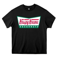 Black krispy kreme Heavy Core Tee - PixelFlow