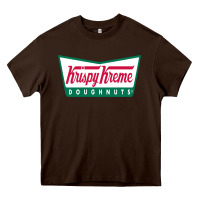Chocolate Brown krispy kreme Heavy Core Tee - PixelFlow