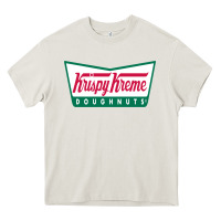 Cream krispy kreme Heavy Core Tee - PixelFlow