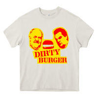 Cream dirty burger Heavy Core Tee - PixelFlow