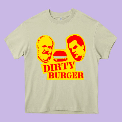 Dirty Burger Heavy Core Tee Designed By Pixelflow