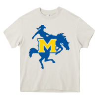 Cream mcneese  athletics Heavy Core Tee - PixelFlow