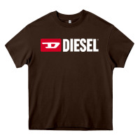 Chocolate Brown Diesel Heavy Core Tee - PixelFlow