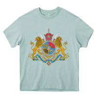Arona Iran Coat of arms Flag souvenir Iranian Persian Heavy Core Tee - PixelFlow