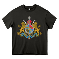 Asphalt Iran Coat of arms Flag souvenir Iranian Persian Heavy Core Tee - PixelFlow
