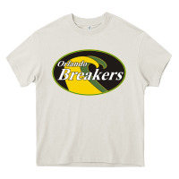 Cream Orlando breakers football team Heavy Core Tee - PixelFlow