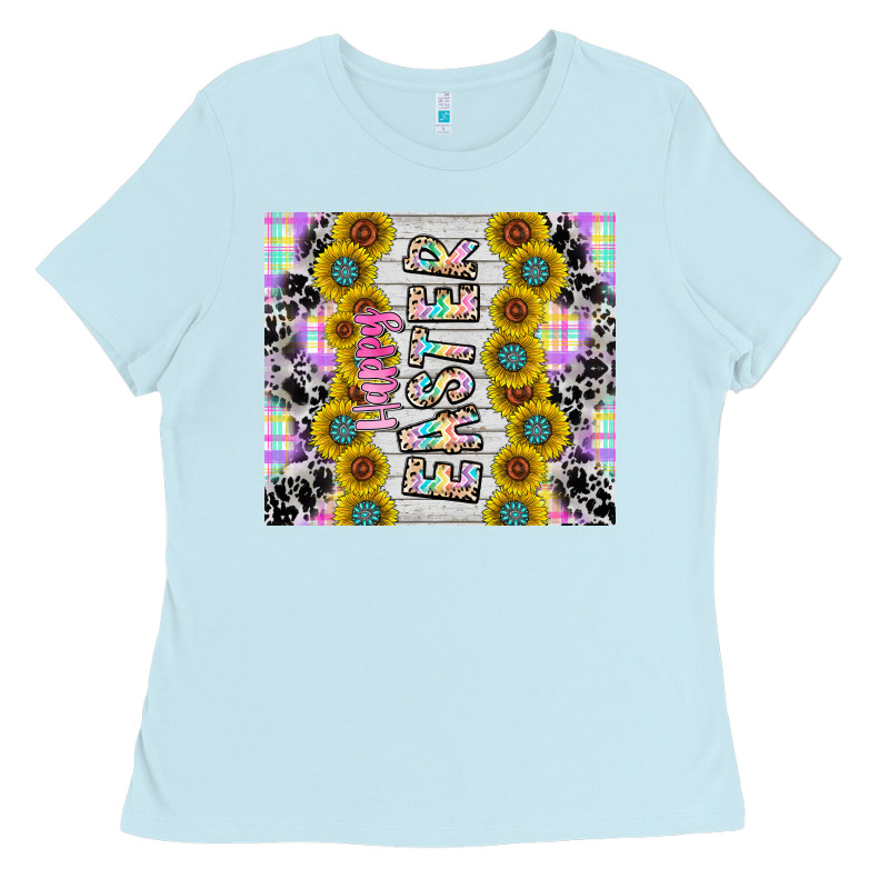 Happy Easter Ladies Tee by CowhideDigitalArt | Teevron