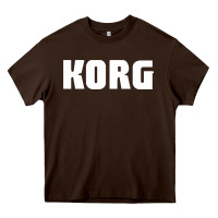 Chocolate Brown korg new Heavy Core Tee - PixelFlow