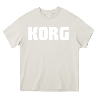 Cream korg new Heavy Core Tee - PixelFlow