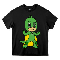 Black gekko cat boy Heavy Core Tee - PixelFlow