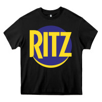 Black ritz cracker Heavy Core Tee - PixelFlow