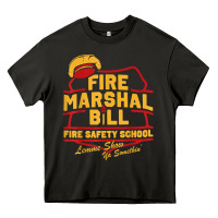 Asphalt fire marshal bill fire safety school funny firefighter t shirt Heavy Core Tee - PixelFlow