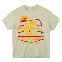 Mossy fire marshal bill fire safety school funny firefighter t shirt Heavy Core Tee - PixelFlow