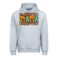 Heather Grey Leopard Sunflower Mama Urban Hoodie - RanaPortraitStore