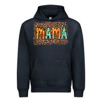 Navy Leopard Sunflower Mama Urban Hoodie - RanaPortraitStore