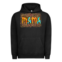 Pigment Black Leopard Sunflower Mama Urban Hoodie - RanaPortraitStore