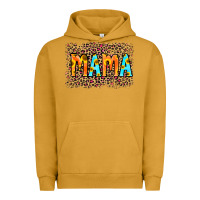 Pigment Peanut Butter Leopard Sunflower Mama Urban Hoodie - RanaPortraitStore