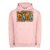 Pigment Salmon Leopard Sunflower Mama Urban Hoodie - RanaPortraitStore