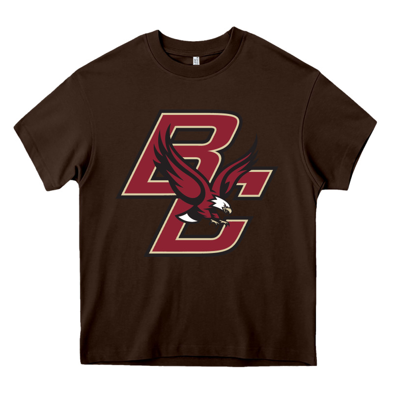 Boston College Eagl3s Heavy Core Tee by SnappyArt | Teevron