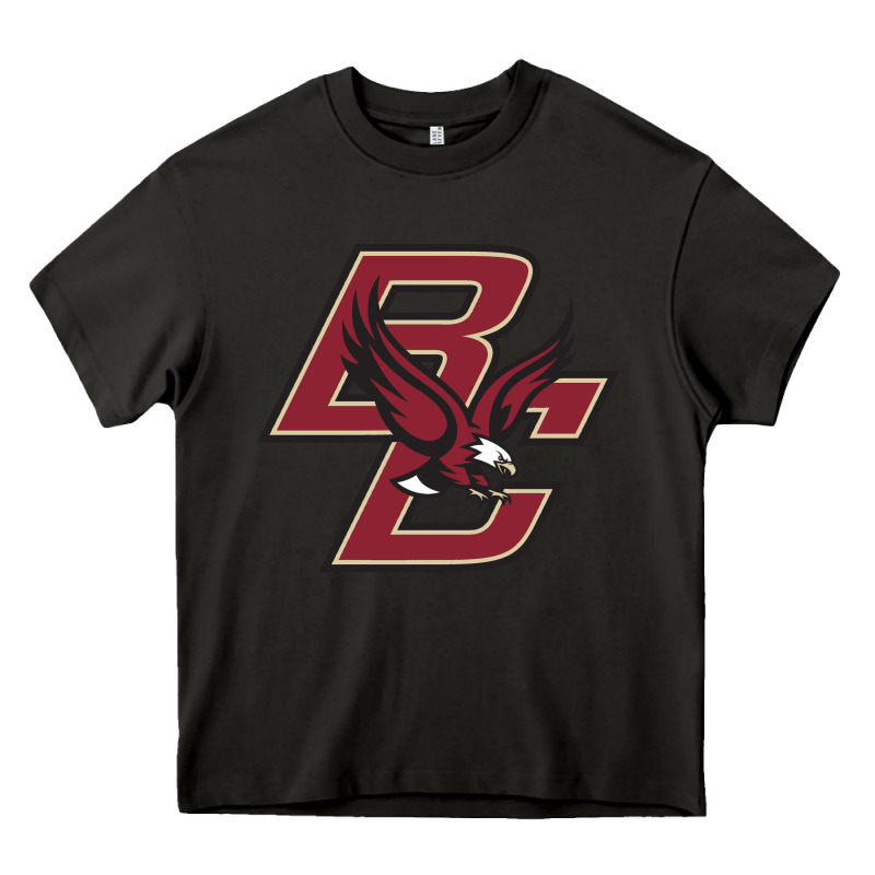 Boston College Eagl3s Heavy Core Tee by SnappyArt | Teevron