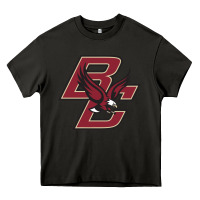 Asphalt boston college eagl3s Heavy Core Tee - SnappyArt