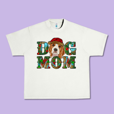 Christmas Dog Mom Beagle Urban Heavy Tee Designed By Ranaportraitstore