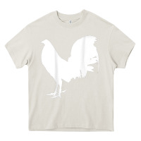 Cream game fowl gallegos, rooster, chicken t shirt Heavy Core Tee - PixelFlow