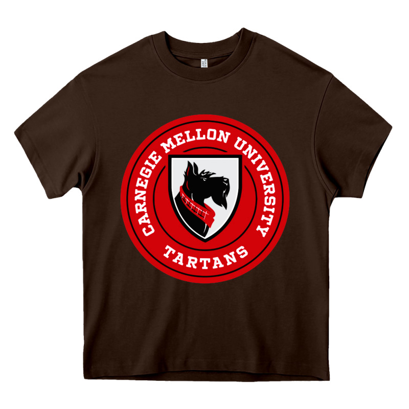 Carnegie Mellon Tartans Heavy Core Tee by SnappyArt | Teevron
