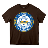 Chocolate Brown the-university-of-pittsburgh Heavy Core Tee - SnappyArt