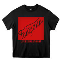 Black fangtasia Heavy Core Tee - SnappyArt