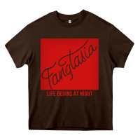 Chocolate Brown fangtasia Heavy Core Tee - SnappyArt