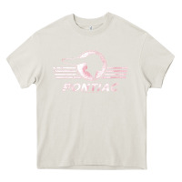 Cream pontiac distressed Heavy Core Tee - SnappyArt