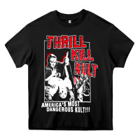 Black Thrill Kill Kults, Thrill Kill Kults vintage, Thrill Kill Kults art, T Heavy Core Tee - SnappyArt