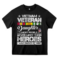Black VietNam Veteran daughter Most People Never Meet Their Heroes Heavy Core Tee - SnappyArt