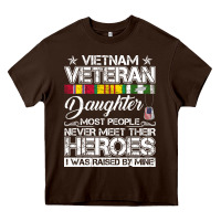 Vietnam Veteran Daughter Most People Never Meet Their Heroes Heavy Core Tee | Teevron